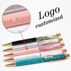 1pc New Gold Foil Pens Metal Ballpoint Pens Office Birthday Gifts Ball_1